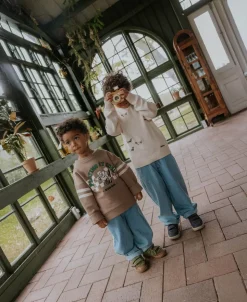 Alvin Cool Sweatshirt, Pinebark, 104 cm