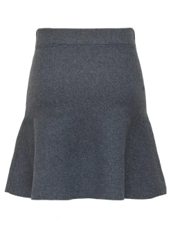 Ama Life Skater Nederdel, Medium Grey Melange, M