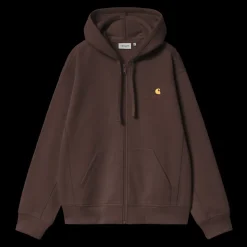 American Script Hættetrøje, Palisander, S