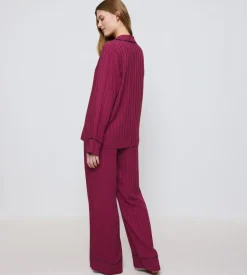 Amourette Jacquard Pyjamas, Marsala, 38
