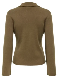 Andrea Zip Polo Cardigan, Cub, M