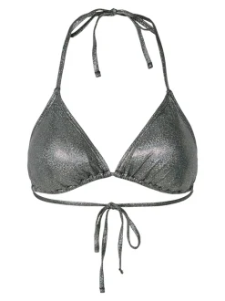 Angaka Bikinitop, Black Shine, XL