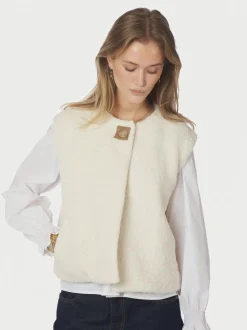 Anjanna Teddy Vest, Ivory, 38