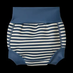 Anker Neopren Badebukser, Blue Stripe, 2-3 år