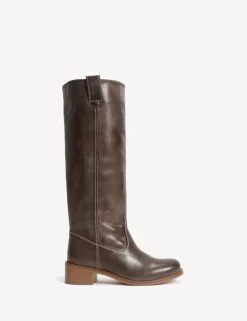 Ann Escovado Støvler, Dark Brown, 38