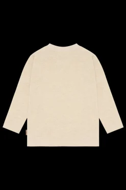 Anton Croco Bluse, Wheat Melange, 128 cm