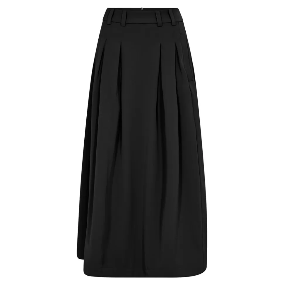 AnyaCC Pleat Nederdel, Black, XL