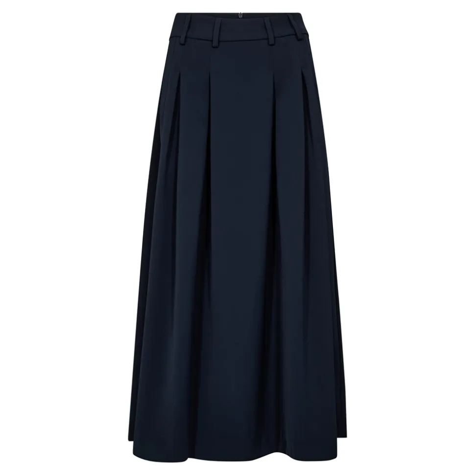 AnyaCC Pleat Nederdel, Navy, M