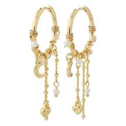 Arlet Recycled Øreringe, Gold Plated