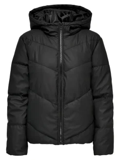 Arnhem Short Puffer Jakke, Black, XS