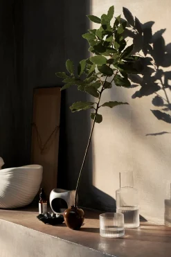 Ary Mini Vase, Brun, H:7,5 cm