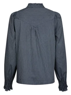 Astrida Stripe Stone Bluse, Navy, 40