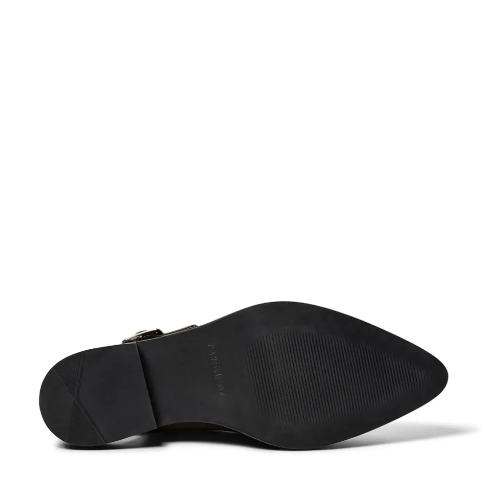 Athena Slingback Ballerinasko, Brown Matte, 41