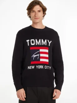 Athlethic Flag Striktrøje, Sort, L