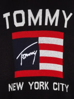 Athlethic Flag Striktrøje, Sort, L