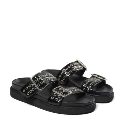 Augusta Sandaler, Black Patent, 41