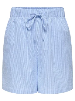 Augusta Shorts, Cloud Dancer/Blue Stripes, XS