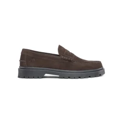 Austin Suede Loafers, Brown Suede, 44