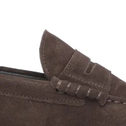 Austin Suede Loafers, Brown Suede, 44