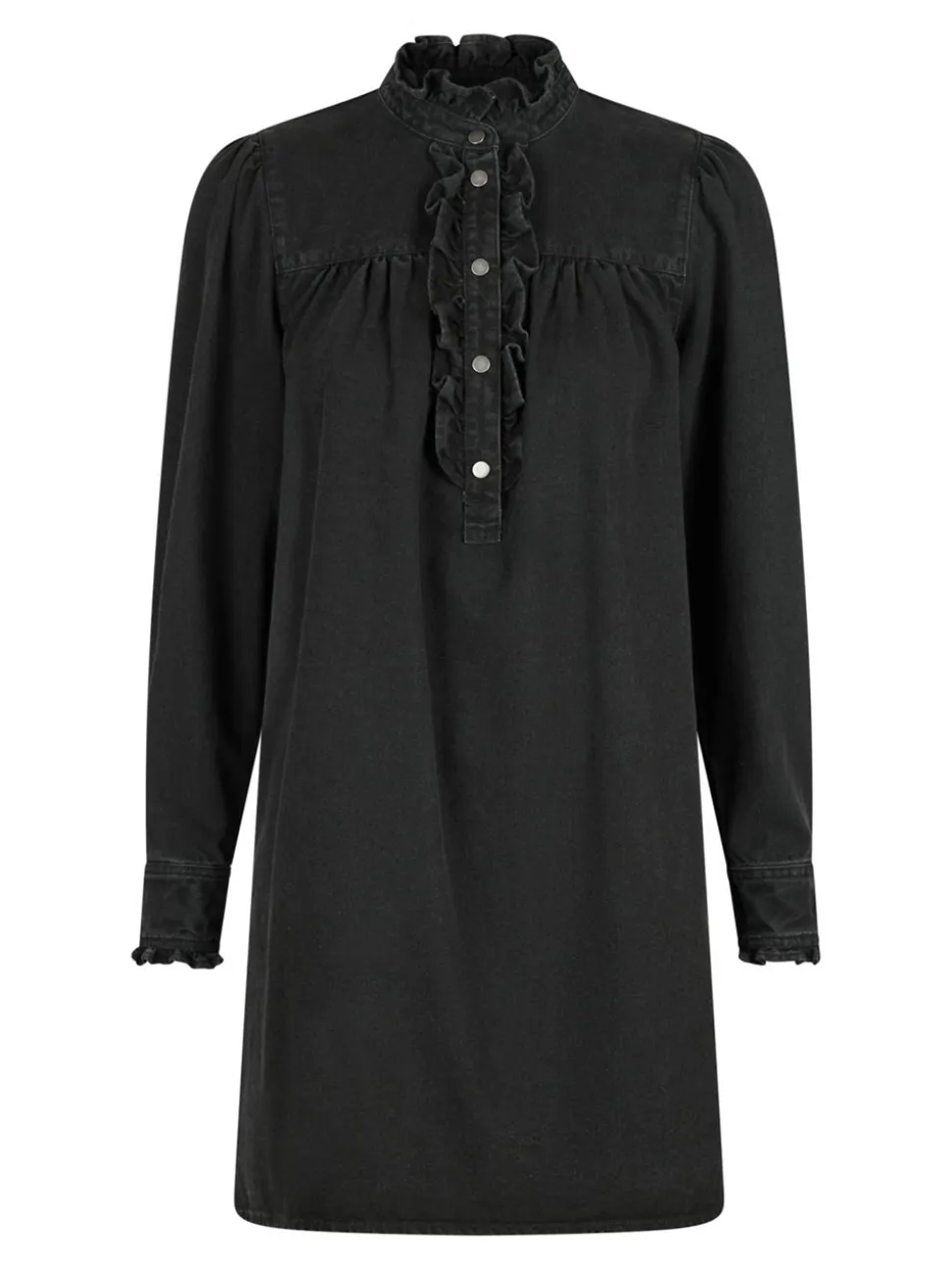 Ava Denim Kjole, Black, 38