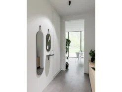 A-Wall Mirror Vægspejl, Black, 30x120 cm