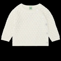 Baby Pointelle Cardigan, Ecru, 92 cm