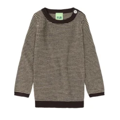 Baby Rib Bluse, Mocca/Wheat, 74 cm