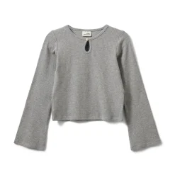 BailoSY Bluse, Grey Melange, 164 cm