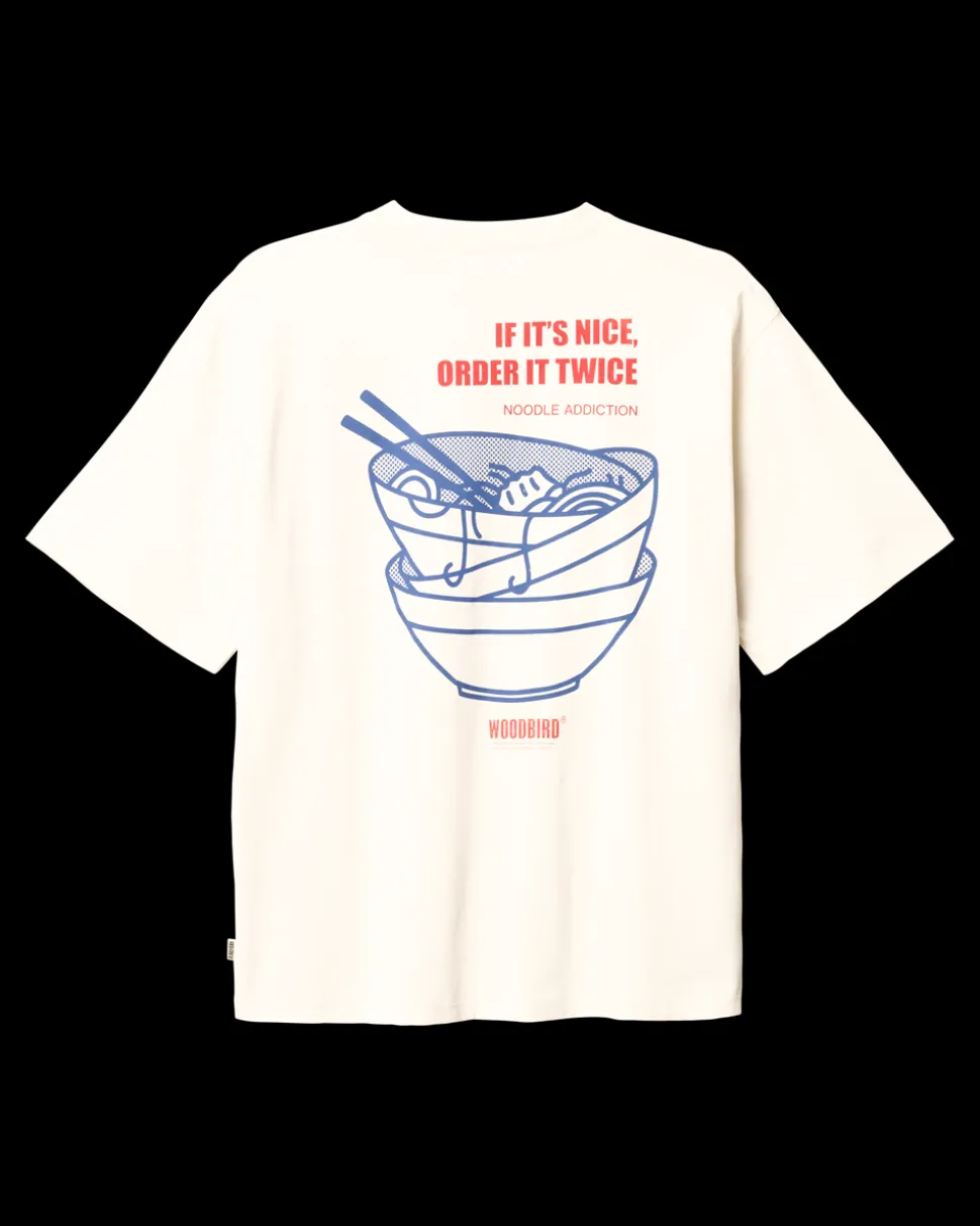 Baine Noodle T-Shirt, Off White, M