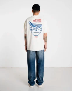 Baine Noodle T-Shirt, Off White, M