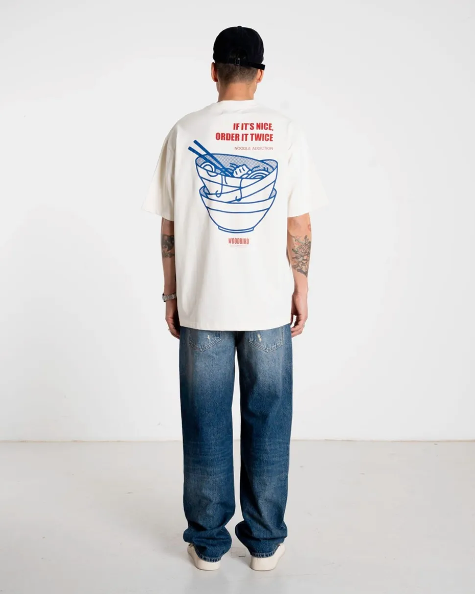 Baine Noodle T-Shirt, Off White, M