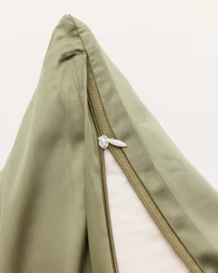 Bambus Sengetøj, Khaki, 140x200 cm