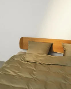 Bambus Sengetøj, Khaki, 140x200 cm