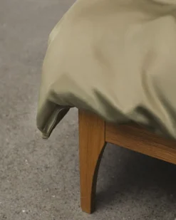 Bambus Sengetøj, Khaki, 140x200 cm