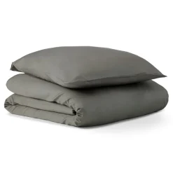 Bambus Sengetøj, Mørkegrå, 140x200 cm