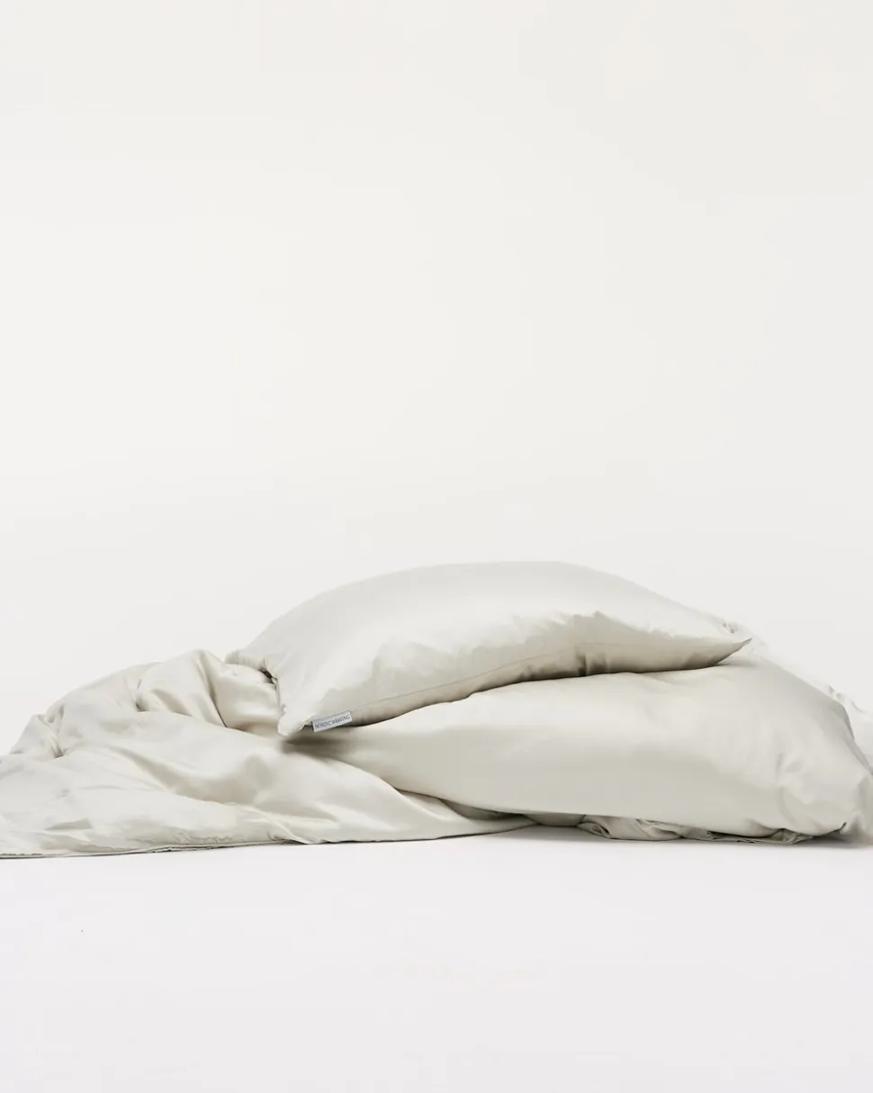 Bambus Sengetøj, Sand, 140x200 cm