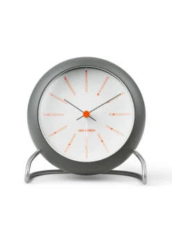 Bankers Ur, Mørkegrå, Ø 11 cm