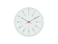 Bankers Vægur, Hvid, Ø21 cm