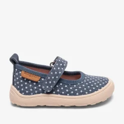 Barefoot Ballet Sko, Navy Dots, 27