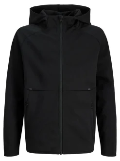 Base Zip Sweat Hættetrøje, Black, 152 cm
