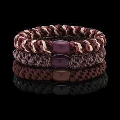 Basic Essentials 4-pak Elastikker, Chocolate Fondant