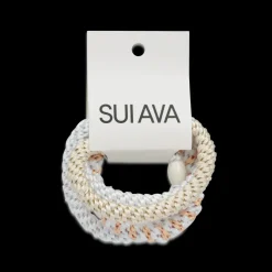 Basic Essentials 4-pak Hårelastikker, Bright White