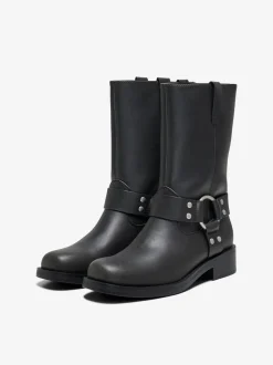 Bax-1 Biker Støvler, Black, 38