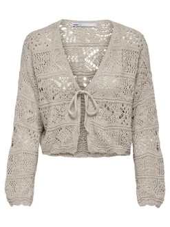 Beach Life Cardigan, Pumice Stone, XL