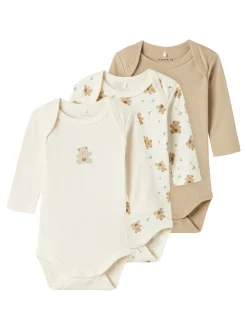 Bear 3-pak Body, Jet Stream, 68 cm