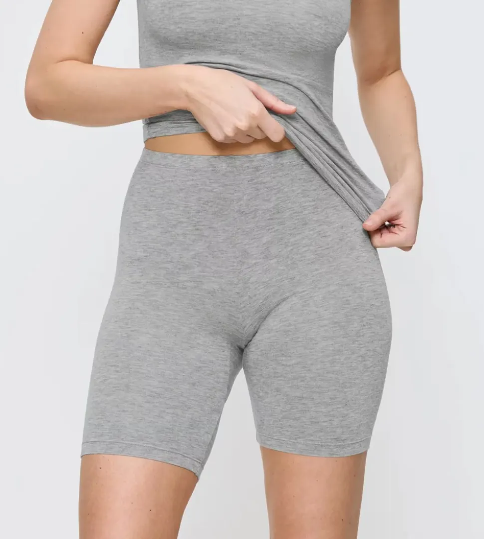 Beauty Layers Shorts, Medium Grey Melange, XL