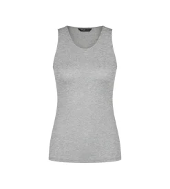 Beauty Layers Top, Medium Grey Melange, XL