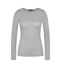 Beauty Layers Top, Medium Grey Melange, XL