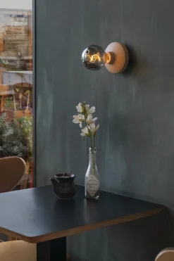 Bee Væglampe, Beige Smoked