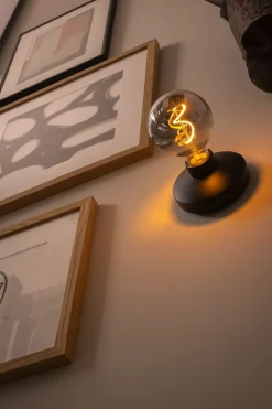 Bee Væglampe, Black Smoked